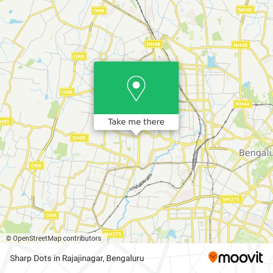 Sharp Dots in Rajajinagar map