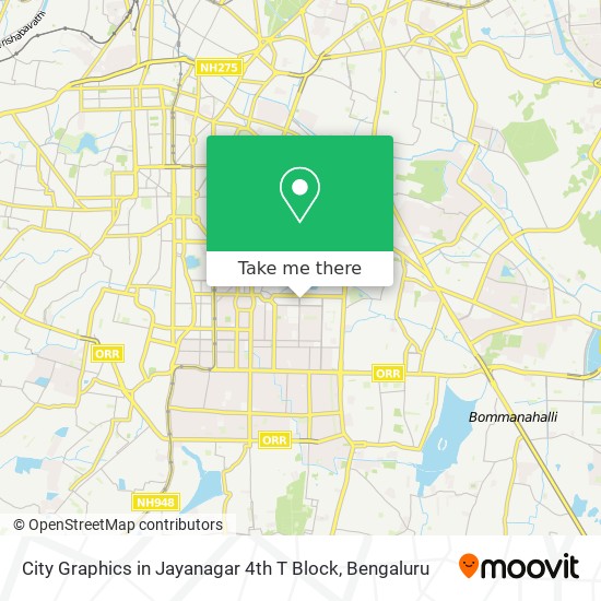 City Graphics in Jayanagar 4th T Block map