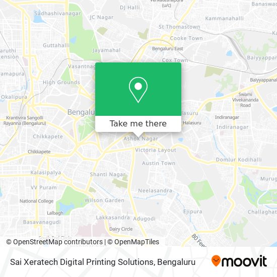 Sai Xeratech Digital Printing Solutions map