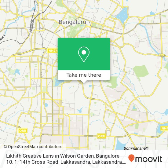 Likhith Creative Lens in Wilson Garden, Bangalore, 10, 1, 14th Cross Road, Lakkasandra, Lakkasandra map