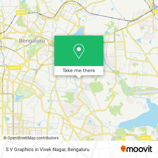 S V Graphics in Vivek Nagar map