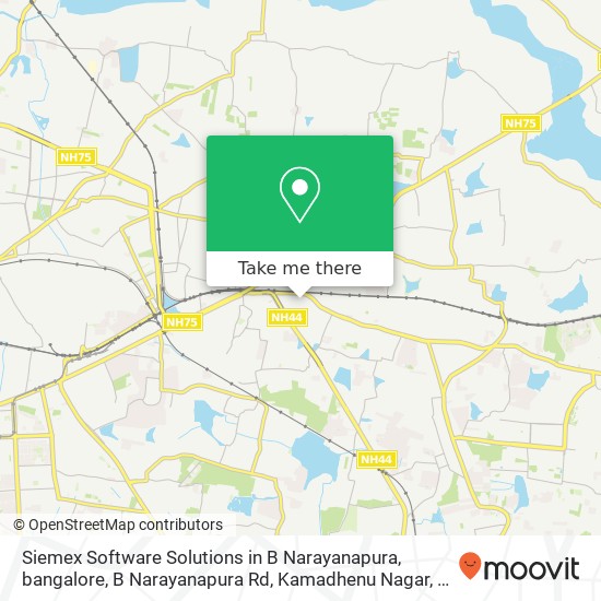 Siemex Software Solutions in B Narayanapura, bangalore, B Narayanapura Rd, Kamadhenu Nagar, B Naray map