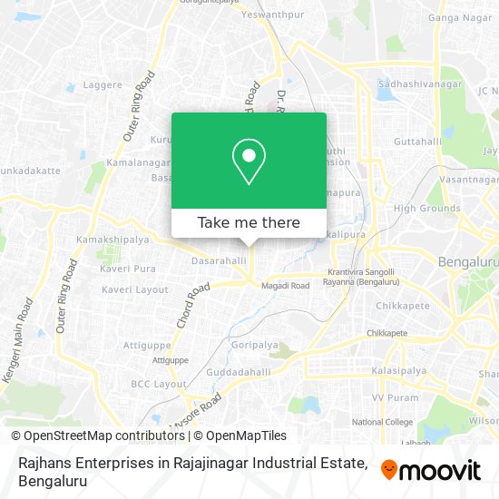 Rajhans Enterprises in Rajajinagar Industrial Estate map