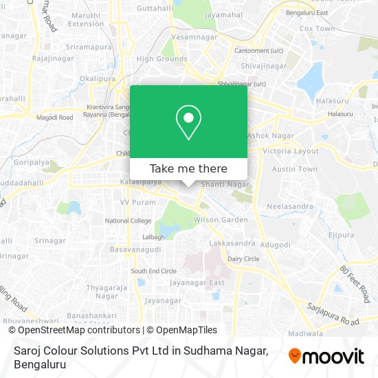 Saroj Colour Solutions Pvt Ltd in Sudhama Nagar map