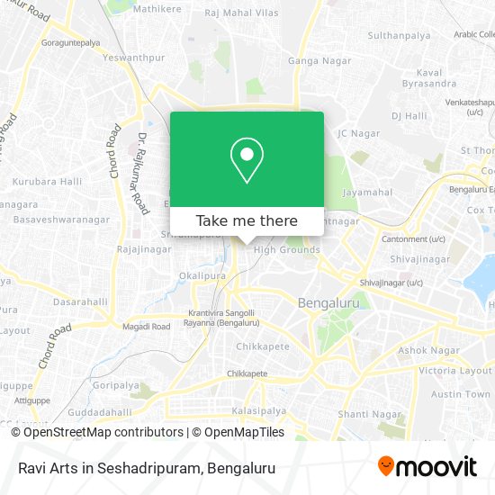 Ravi Arts in Seshadripuram map