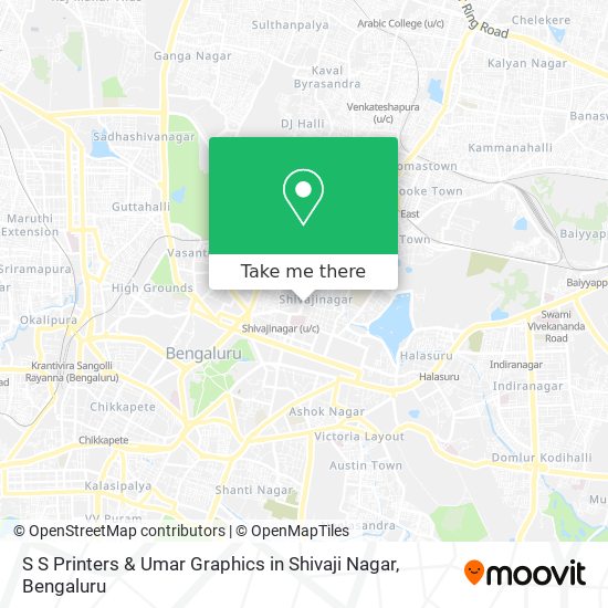 S S Printers & Umar Graphics in Shivaji Nagar map