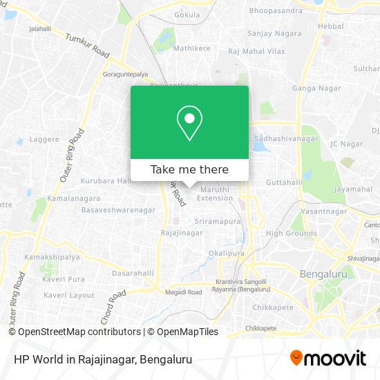 HP World in Rajajinagar map