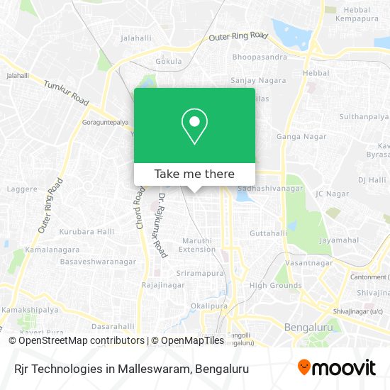 Rjr Technologies in Malleswaram map