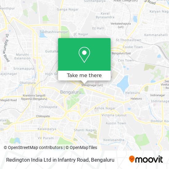 Redington India Ltd in Infantry Road map
