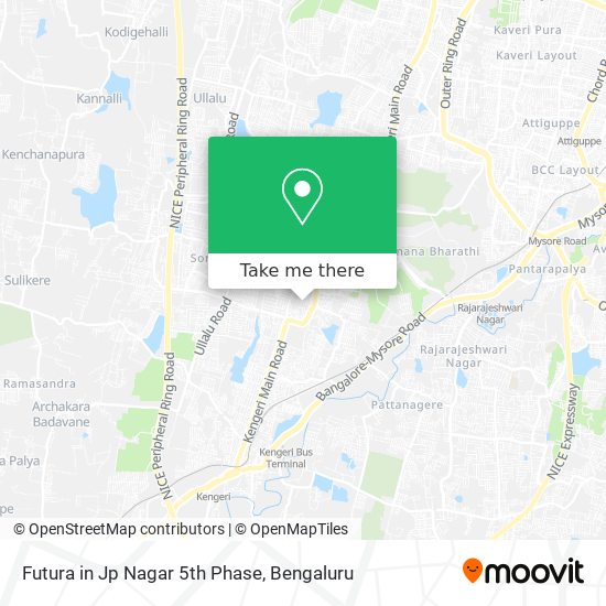 Futura in Jp Nagar 5th Phase map