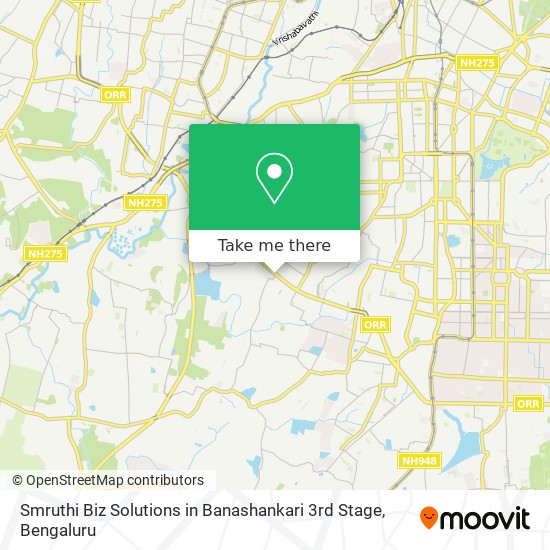 Smruthi Biz Solutions in Banashankari 3rd Stage map
