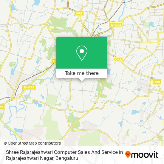 Shree Rajarajeshwari Computer Sales And Service in Rajarajeshwari Nagar map