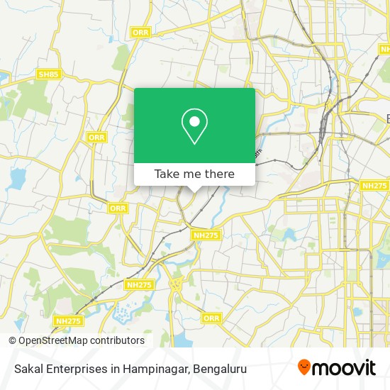 Sakal Enterprises in Hampinagar map