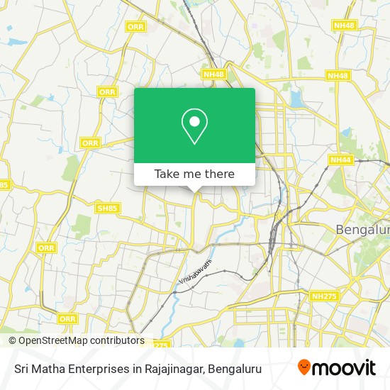 Sri Matha Enterprises in Rajajinagar map