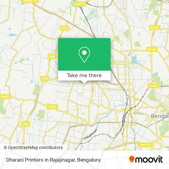 Dharani Printers in Rajajinagar map