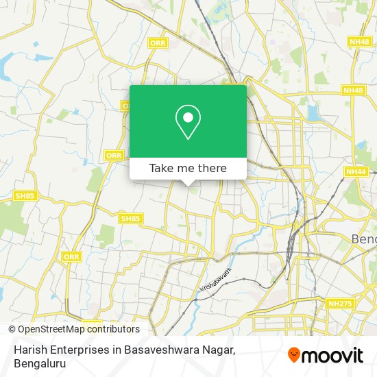 Harish Enterprises in Basaveshwara Nagar map