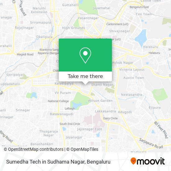 Sumedha Tech in Sudhama Nagar map