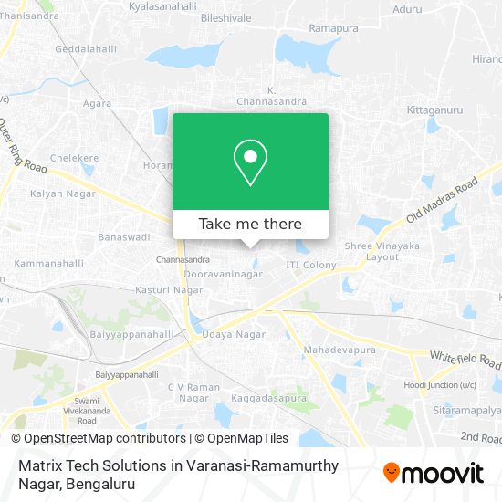 Matrix Tech Solutions in Varanasi-Ramamurthy Nagar map