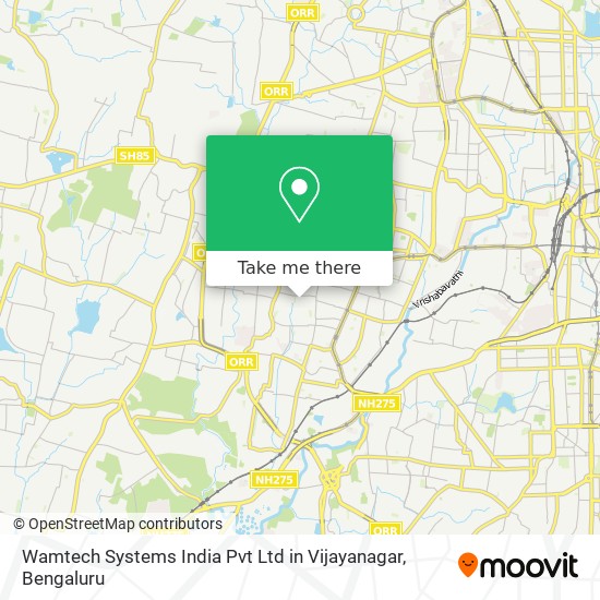 Wamtech Systems India Pvt Ltd in Vijayanagar map