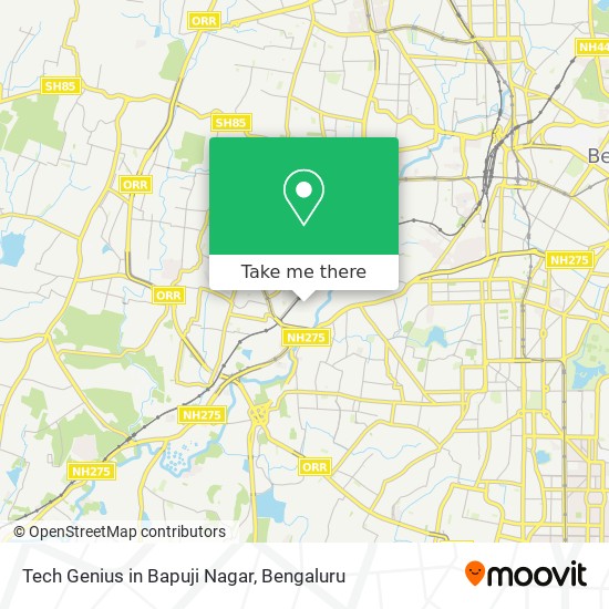 Tech Genius in Bapuji Nagar map