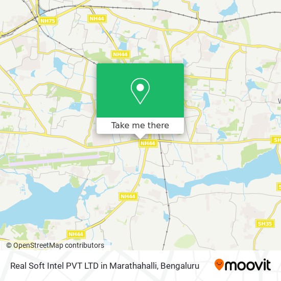 Real Soft Intel PVT LTD in Marathahalli map