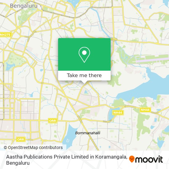 Aastha Publications Private Limited in Koramangala map