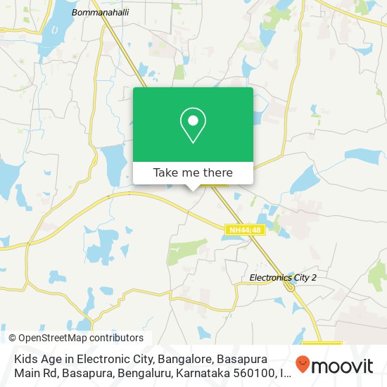 Kids Age in Electronic City, Bangalore, Basapura Main Rd, Basapura, Bengaluru, Karnataka 560100, In map