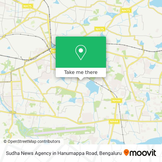 Sudha News Agency in Hanumappa Road map