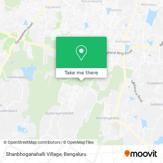 Shanbhoganahalli Village map