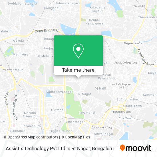 Assistix Technology Pvt Ltd in Rt Nagar map