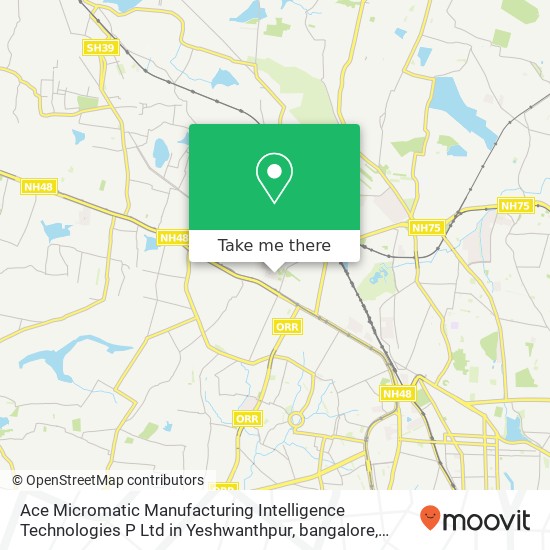 Ace Micromatic Manufacturing Intelligence Technologies P Ltd in Yeshwanthpur, bangalore, Platinum C map
