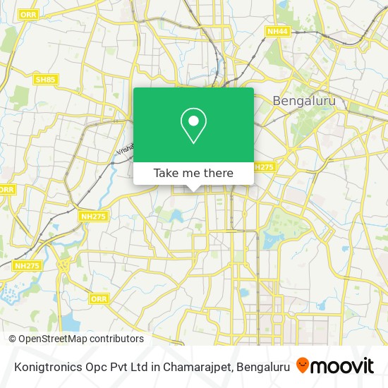 Konigtronics Opc Pvt Ltd in Chamarajpet map