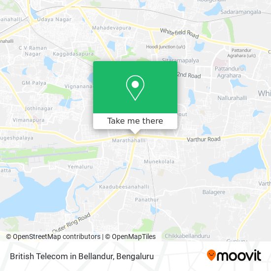 British Telecom in Bellandur map