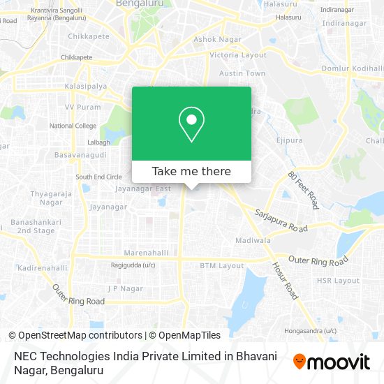 NEC Technologies India Private Limited in Bhavani Nagar map