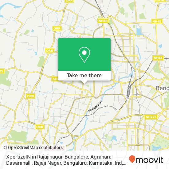 XpertizeIN in Rajajinagar, Bangalore, Agrahara Dasarahalli, Rajaji Nagar, Bengaluru, Karnataka, Ind map