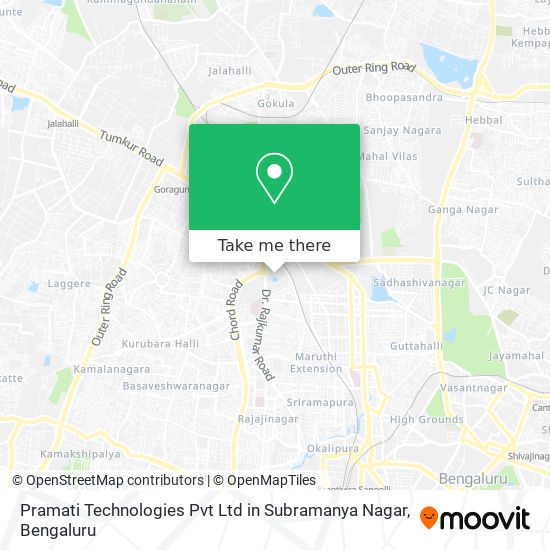 Pramati Technologies Pvt Ltd in Subramanya Nagar map