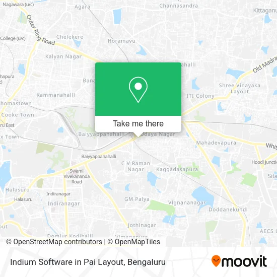Indium Software in Pai Layout map