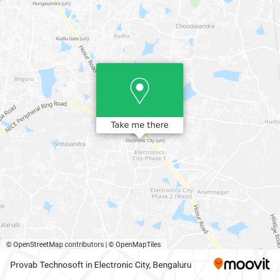 Provab Technosoft in Electronic City map