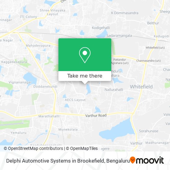 Delphi Automotive Systems in Brookefield map