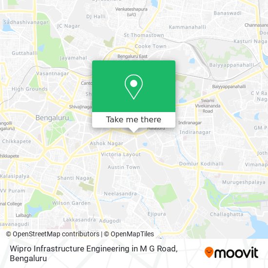 Wipro Infrastructure Engineering in M G Road map