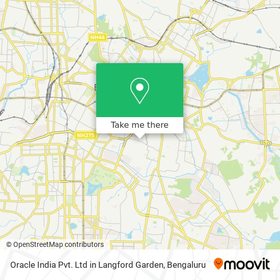 Oracle India Pvt. Ltd in Langford Garden map