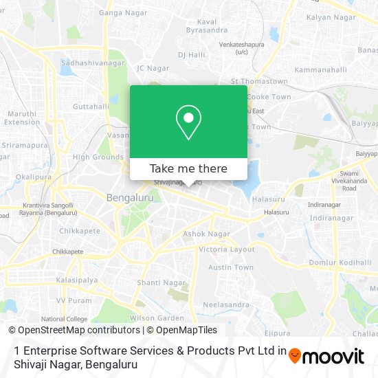 1 Enterprise Software Services & Products Pvt Ltd in Shivaji Nagar map