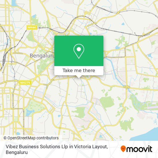Vibez Business Solutions Llp in Victoria Layout map