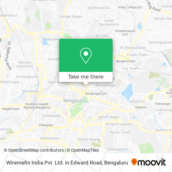 Wiremelts India Pvt. Ltd. in Edward Road map