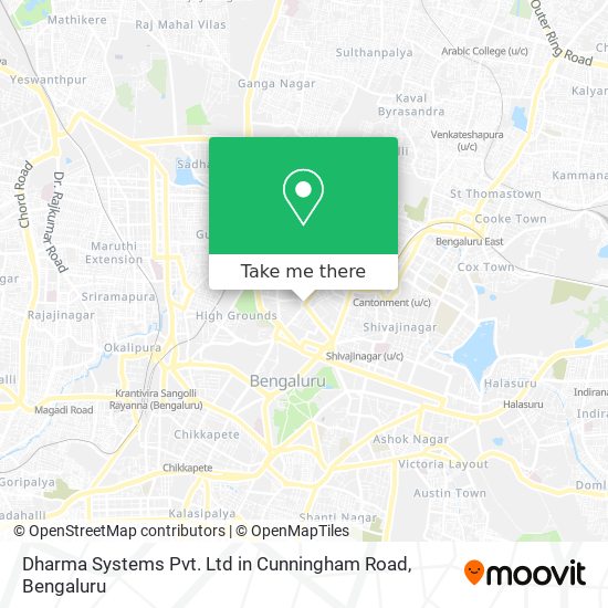 Dharma Systems Pvt. Ltd in Cunningham Road map