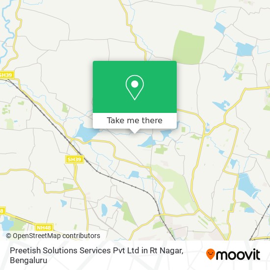 Preetish Solutions Services Pvt Ltd in Rt Nagar map