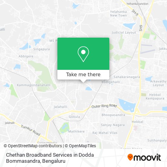 Chethan Broadband Services in Dodda Bommasandra map