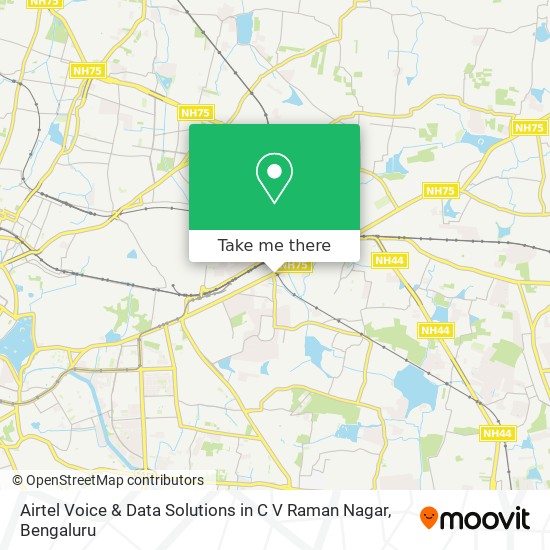 Airtel Voice & Data Solutions in C V Raman Nagar map