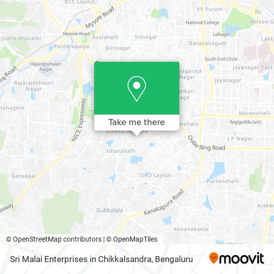 Sri Malai Enterprises in Chikkalsandra map