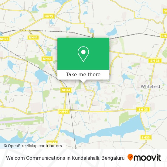 Welcom Communications in Kundalahalli map